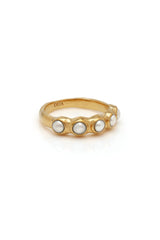 Gold Pearled Ring